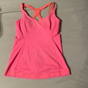 Neon Pink Lululemon Tank Top